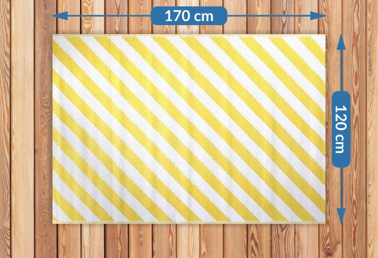 Dywan tarasowy 120x170 cm – wodoodporny dywan na balkon