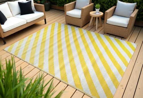 Dywan tarasowy 140x200 cm – wodoodporny dywan na balkon