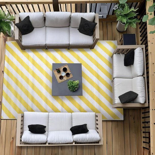 Dywan tarasowy 140x200 cm – wodoodporny dywan na balkon