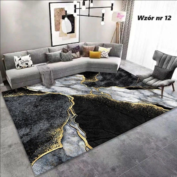 Dywan black-white 120x170 cm do salonu