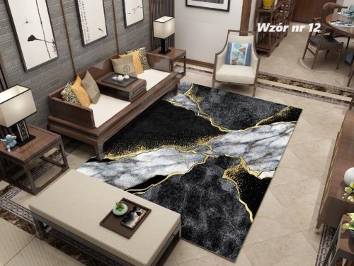 Dywan black-white 180x250 cm do salonu